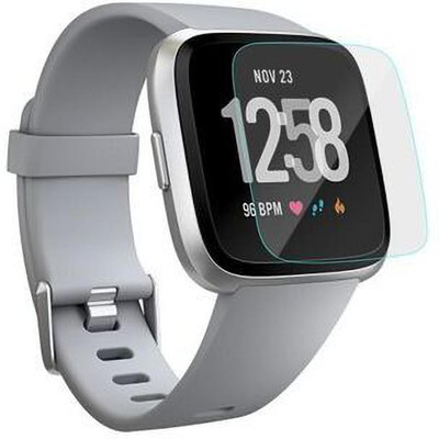 KACA Edge To Edge Tempered Glass for Fitbit Versa Lite Edition (34 mm) Smart Watch [9H Guard][5](Pack of 5)