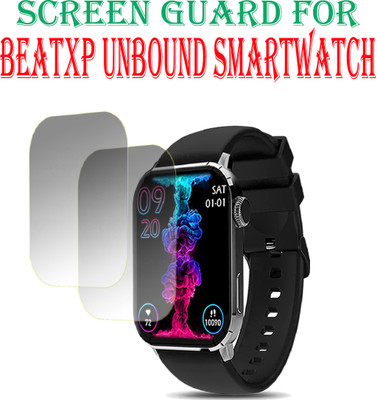 EJZATEX Edge To Edge Screen Guard for BESTXP UNBOUND SMARTWATCH(Pack of 2)