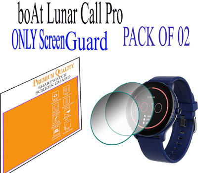 daffin Edge To Edge Screen Guard for boAt Lunar Call Pro(Pack of 2)