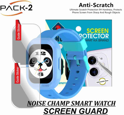 Olonga Edge To Edge Screen Guard for NOISE CHAMP 2 SMARTWATCH(Pack of 2)