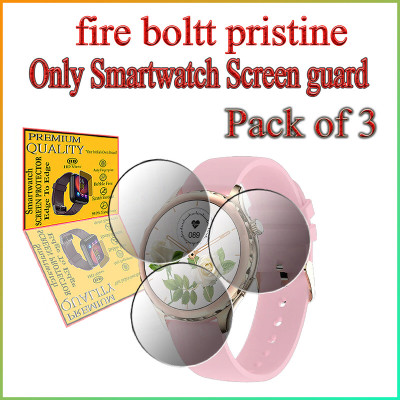 daffin Edge To Edge Screen Guard for Fire-Boltt Pristine(Pack of 3)
