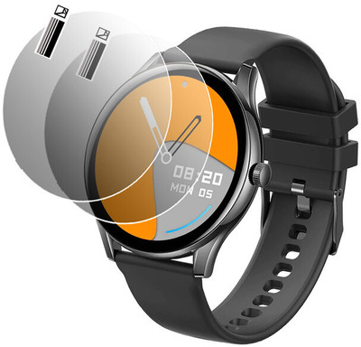 daffin Edge To Edge Screen Guard for Pebble Cosmos Bold Metallic Smartwatch, 1.39''(Pack of 2)
