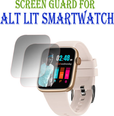 EJZATEX Edge To Edge Screen Guard for ALT LIT SMARTWATCH(Pack of 2)