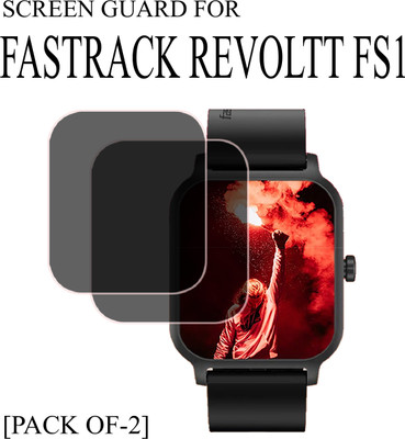 EJZATI Edge To Edge Screen Guard for FASTRACK REVOLTT FS1 SMARTWATCH(Pack of 2)