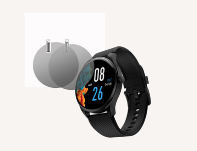 YCHROZE Edge To Edge Screen Guard for NoiseFit Fuse Plus(Pack of 2)