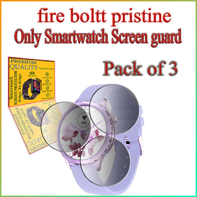 daffin Edge To Edge Screen Guard for Fire-Boltt Pristine(Pack of 3)