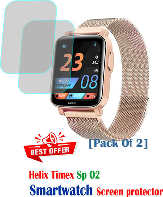 RapTag Edge To Edge Screen Guard for Helix Timex Helix Sp 02(Pack of 2)