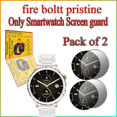 daffin Edge To Edge Screen Guard for Fire-Boltt Pristine(Pack of 2)