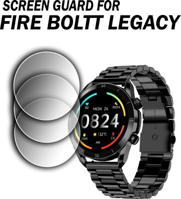 EJZATI Edge To Edge Screen Guard for FIRE BOLTT LEGACY SMARTWATCH(Pack of 3)