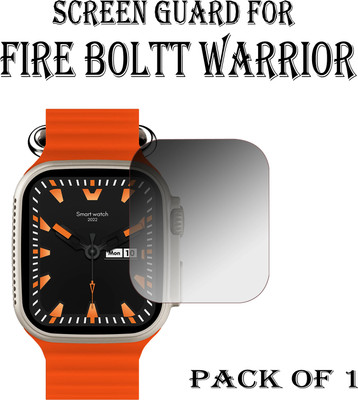 EJZATI Edge To Edge Screen Guard for FIRE BOLTT WARRIOR SMARTWATCH(Pack of 1)