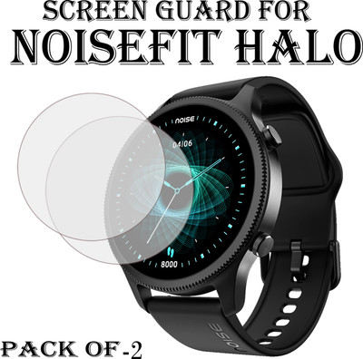 EJZATI Edge To Edge Screen Guard for NOISEFIT HALO SMARTWATCH(Pack of 2)