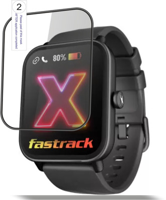JSGROWITTECH Edge To Edge Screen Guard for FASTRACK REVOLTT X WATCH(Pack of 1)