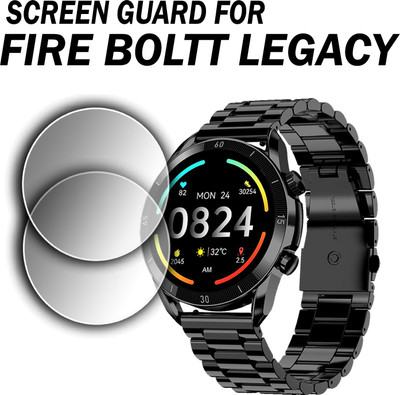 ejzatex Edge To Edge Screen Guard for FIRE BOLTT LEGACY SMARTWATCH(Pack of 2)