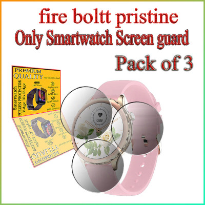 HIDEOUS Edge To Edge Screen Guard for Fire-Boltt Pristine(Pack of 3)
