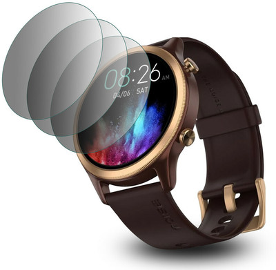 YCHROZE Edge To Edge Screen Guard for NoiseFit Evolve 3 1.43(Pack of 3)