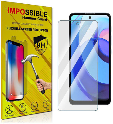 FCS Edge To Edge Screen Guard for Motorola Moto E30 Front (Glossy)(Pack of 1)