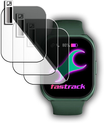 daffin Edge To Edge Screen Guard for Fastrack Revoltt FS1+(Pack of 3)