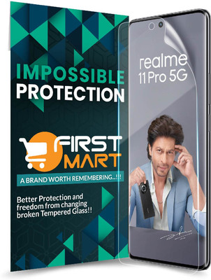 FIRST MART Edge To Edge Screen Guard for Realme 11 Pro 5G, Realme 11 Pro Plus 5G, Realme Narzo 60 Pro 5G, Realme 11 Pro, ( Not a Tempered Glass, it’s a Nano Fiber Guard)(Pack of 1)