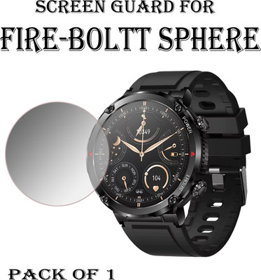 EJZATI Edge To Edge Screen Guard for FIRE BOLTT SPHERE SMARTWATCH(Pack of 1)