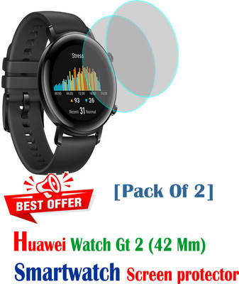 VPrime Edge To Edge Screen Guard for kQ Huawei Watch Gt 2 42 Mm)(Pack of 2)