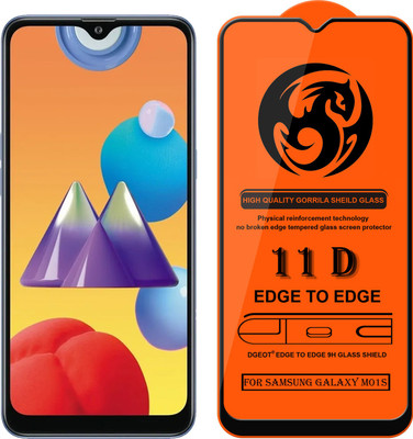 XRENGTH Edge To Edge Tempered Glass for -Samsung Galaxy M01S(Pack of 1)