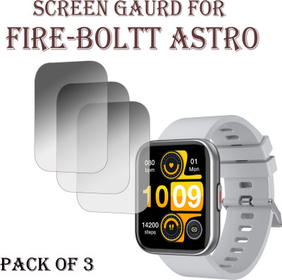 EJZATI Edge To Edge Screen Guard for FIRE BOLTT ASTRO SMARTWATCH(Pack of 3)