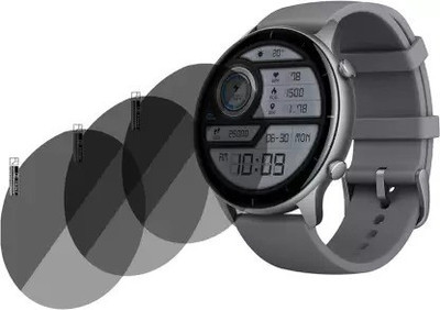 MOBROB Edge To Edge Screen Guard for Amazfit GTR 2e Smartwatch (Pack of 3)(Pack of 3)