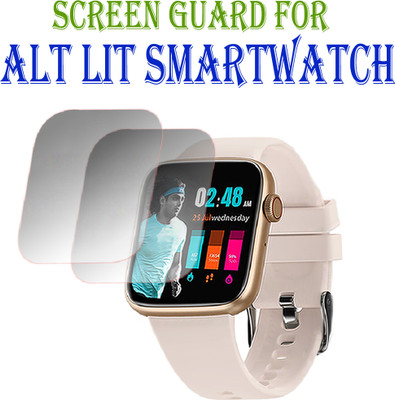 EJZATI Edge To Edge Screen Guard for ALT LIT SMARTWATCH(Pack of 2)