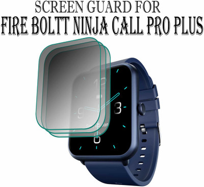 hirdesh Edge To Edge Screen Guard for Fire-Boltt Ninja Call Pro Plus 1.83(Pack of 3)