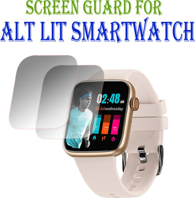 EJZATI Edge To Edge Screen Guard for ALT LIT SMARTWATCH(Pack of 2)