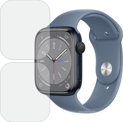 TELTREK Edge To Edge Screen Guard for APPLE WATCH SERIES 8 ALUMINUM 41MM GPS(Pack of 2)