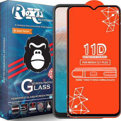 Roxel Edge To Edge Screen Guard for NOKIA C21 PLUS(Pack of 1)