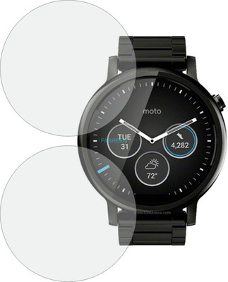 Fasheen Edge To Edge Screen Guard for MOTOROLA MOTO 360 46 mm 2ND GEN(Pack of 2)