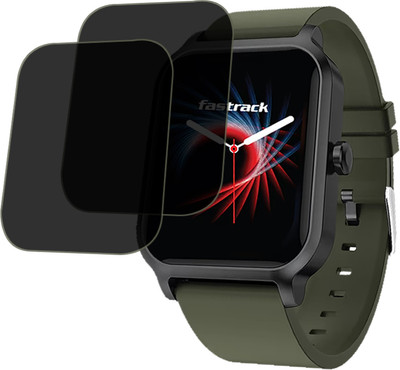 EJZATEX Edge To Edge Screen Guard for FASTRACK REVOLTT FS1 SMARTWATCH(Pack of 2)