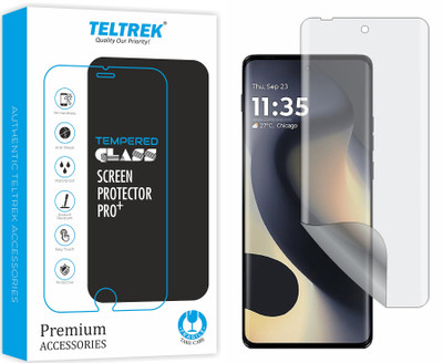 TELTREK Edge To Edge Screen Guard for Motorola Moto Edge 2024 (Nano Liquid Anti Glare Matte)(Pack of 1)