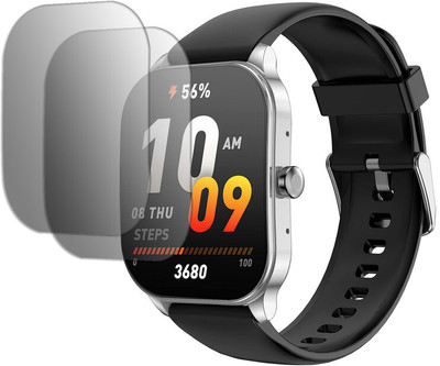 Screen Protector Edge To Edge Screen Guard for Amazfit Pop 3S SMARTWATCH(Pack of 2)
