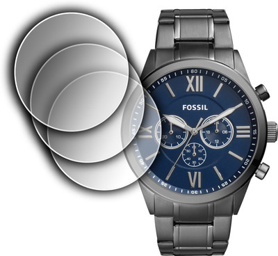 EJZATI Edge To Edge Screen Guard for FOSSIL BQ1126 FLYNN ANALOG WATCH(Pack of 3)