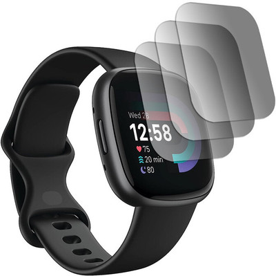 YCHROZE Edge To Edge Screen Guard for Fitbit Versa 4(Pack of 3)