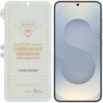 GET PAY Edge To Edge Screen Guard for Unbreakable Screen Protector Hydrogel Membrane Compatible with Samsung Galaxy S25(Pack of 1)