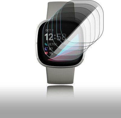 Enlinea Edge To Edge Screen Guard for Fitbit Versa 3(Pack of 5)