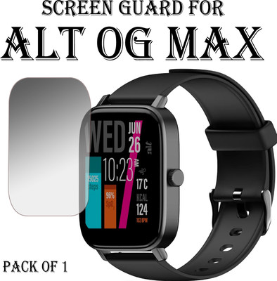 EJZATI Edge To Edge Screen Guard for ALT OG MAX SMARTWATCH(Pack of 1)