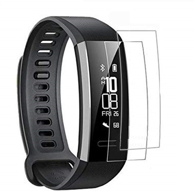 CUBES Edge To Edge Screen Guard for Huawei Band 2 Pro Activity Tracker, | 0.91 Inches | Soft and Flexible | Touch Sensitive | Unbreakable | Ultra Thin TPU Film (Not a Glass Tempered)(Pack of 2)