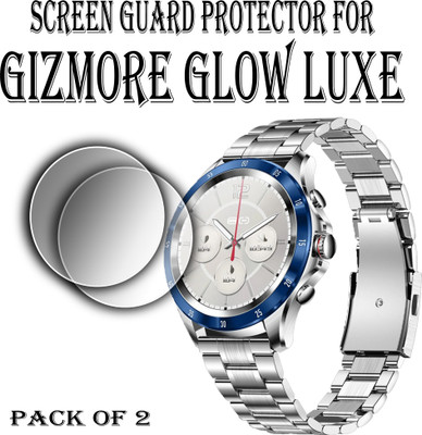 ejzatex Edge To Edge Screen Guard for GIZMORE GLOW LUXE SMARTWATCH SCREEN GUARD(Pack of 2)