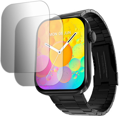 DOUMOF Edge To Edge Screen Guard for Crossbeats Ignite Stellr SMARTWATCH(Pack of 2)