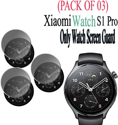 HIDEOUS Edge To Edge Screen Guard for Xiaomi Watch S1 Pro(Pack of 3)