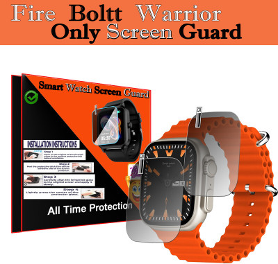 daffin Edge To Edge Screen Guard for Fire-Boltt Warrior(Pack of 2)