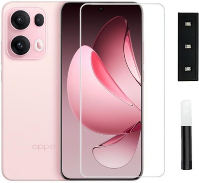 Gaqipud Edge To Edge Tempered Glass for Oppo Reno 13 Pro 5G (6.83 Inch) Advanced Border Less Full Edge to Edge UV Screen Protector(Pack of 1)