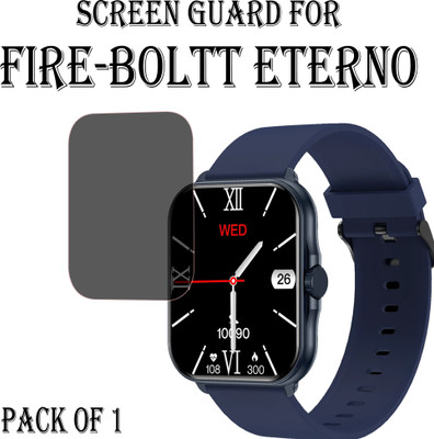 EJZATI Edge To Edge Screen Guard for FIRE BOLTT ETERNO SMARTWATCH(Pack of 1)