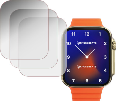EJZATI Edge To Edge Screen Guard for CROSSBEATS IGNITE SURGE SMARTWATCH SCREEN GUARD(Pack of 3)