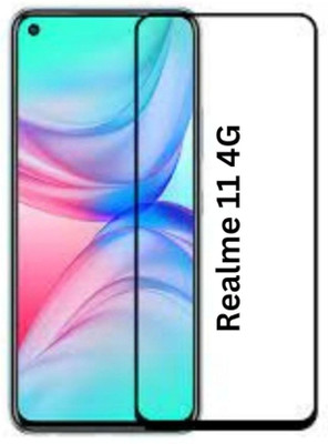 Vigorous Edge To Edge Tempered Glass for Realme 11 4G(Pack of 1)